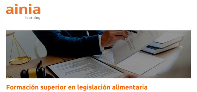  Formación superior en legislación alimentaria (del 28.04.2026 al 19.11.2026)